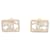 NEUF BOUCLES D'OREILLES CHANEL LOGO CC STRASS ET NUMERO 5 EN METAL EARRINGS Métal Doré  ref.1394642