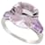 NEW MAUBOUSSIN RING EXTREMELY FREE & SENSUAL T61 WHITE GOLD AMETHYST Silvery  ref.1394669