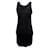 Hermès HERMES SLEEVELESS SUEDE DRESS 38 M IN SLEEVELESS SUEDE BLACK BLACK SUEDE DRESS  ref.1394674