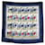 Hermès FOULARD HERMES ECURIES HUGO GRYGKAR SOIE BLEU CARRE 90 SILK SCARF + BOITE Bleu Marine  ref.1394702