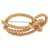 Other jewelry VINTAGE CHRISTIAN DIOR BROOCH IN GOLDEN STEEL METAL + POCHON BROOCH  ref.1394707