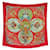 Hermès HERMES AMAZONIA BOURTHOUMIEUX SCARF IN RED SILK SQUARE 90 SILK SCARF  ref.1394710