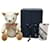 Burberry Set fazzoletto e peluche Canvas Altro in buone condizioni Tela  ref.1394762