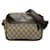 Gucci GG Canvas Crossbody Bag Bolsa de ombro de lona 114291 em bom estado  ref.1394775