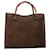 GUCCI Sac cabas en bambou Daim Marron 002 2853 0260 0 Auth 75116 Suede  ref.1394892