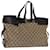 Bolso tote de lona GUCCI GG Beige 106251 Auth yk12513  ref.1394907