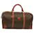 Céline CELINE Sac Boston en Toile Macadam PVC Marron Auth ki4461  ref.1394914