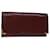 CARTIER Clutch Bag Leather Wine Red Auth bs14298  ref.1394920