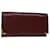 CARTIER Pochette Cuir Vin Rouge Auth bs14298  ref.1394920