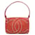 Chanel Coco Mark Red Leather  ref.1395050