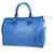 Louis Vuitton Speedy 25 Azul Couro  ref.1395051