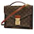Louis Vuitton Monceau Brown Cloth  ref.1395550