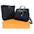 Hermès Herbag Black Cloth  ref.1395552