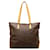 Bolso tote marrón Louis Vuitton con monograma Cabas Mezzo Castaño Cuero  ref.1395753