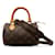 Bolsa Louis Vuitton Monograma Mini HL Speedy Marrom Couro  ref.1395754