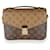 Louis Vuitton Pochette Metis aus Canvas mit umgekehrtem Monogramm Schwarz Leinwand  ref.1395770