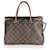 Louis Vuitton Lona Monograma Preta Pallas MM Marrom Preto  ref.1395772