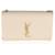 Saint Laurent Bolso mediano Kate con cadena Grain De Poudre en beige oscuro Cuero  ref.1395773