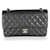 Timeless Chanel Black Quilted Caviar Medium Classic gefütterte Klappentasche Schwarz Leder  ref.1395778