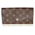 Louis Vuitton Rose Ballerine Monogram Canvas Sarah Wallet Brown Cloth  ref.1395785