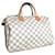 Louis Vuitton Speedy 30 Bianco Tela  ref.1395864