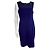 Diane Von Furstenberg Abito viola decorato di DvF McKennzie Nero Porpora