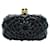 Alexander Mcqueen Black Braided Box Clutch With Skull Leather Metal  ref.1395967