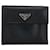 Prada Saffiano Trifold Wallet Leder Kurze Geldbörse 1M0170 in gutem Zustand  ref.1396007