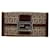 Fendi Zucchino Canvas Bifold Wallet Canvas Long Wallet 8M0021 em bom estado Lona  ref.1396020