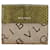 Bulgari Bvlgari Canvas Leather Logo Mania Bifold Wallet in Very Good Condition Green Cloth  ref.1396055