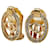 Boucles d'oreilles clip strass logo CD Dior Boucles d'oreilles en métal en excellent état  ref.1396068