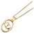 Collar con colgante con logo de CD Dior Collar de metal en excelentes condiciones  ref.1396071