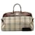 Burberry Nova Check Travel Boston Bag Borsa da viaggio in tela in buone condizioni  ref.1396103