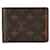 Portafoglio multiplo Louis Vuitton in tela Portafoglio lungo M60895 in discrete condizioni  ref.1396115