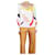 Missoni White patterned V-neckline top - size UK 8 Rayon  ref.1396218
