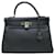 Hermès Hermes Kelly 32 Preto Couro  ref.1396288