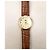 Reloj LIP classics con correa de cuero estilo cocodrilo - NUEVO Castaño Beige Dorado - vista 3