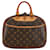 Louis Vuitton Trouville Brown Cloth  ref.1396297