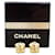 Chanel Logo CC Dourado Metal  ref.1396333