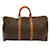 Louis Vuitton Keepall 50 Brown Cloth  ref.1396341