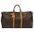 Louis Vuitton Keepall 55 Brown Cloth  ref.1396359