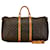 Louis Vuitton Keepall Bandouliere 55 Brown Cloth  ref.1396360