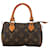 Louis Vuitton Mini speedy Brown Cloth  ref.1396368