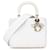 Dior White Medium Mesh Cannage Lady Dior Cloth  ref.1396522
