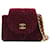 Crossbody Chanel CC Tweed vermelho Bordeaux Pano  ref.1396535