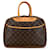 Louis Vuitton Brown Monogram Deauville Leather Cloth  ref.1396591