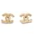 Chanel CC Push Back Earrings Metal Earrings in Good condition  ref.1396676