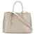 Prada Saffiano Galleria doublé Zip Bag Sac à main en cuir en mauvais état  ref.1396709