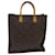 LOUIS VUITTON Monogram Sac Plat Hand Bag M51140 LV Auth 75549 Cloth  ref.1396765
