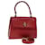 Céline CELINE Handtasche Leder 2way Rot Auth 75818  ref.1396802